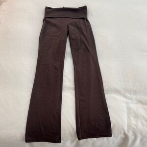 SKIMS Brown Fold-over Leggings